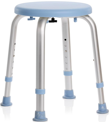 NRS S62776 - NRS Swivel Shower Stool W/Aluminium legs