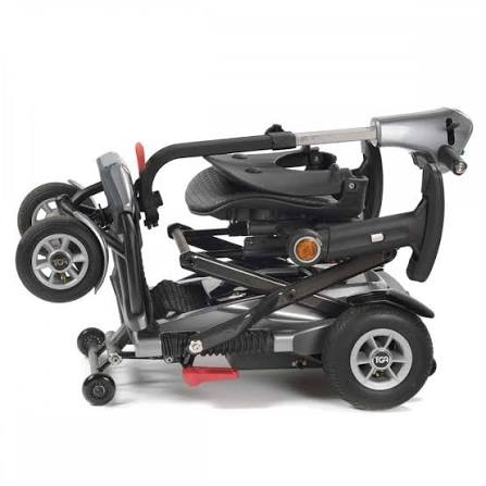 TGA Minimo Autofold 4 Wheel Powered Fold Folding Lightweight Mobility Scooter 4mph Lithium Battery