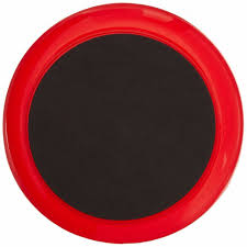 Performance Health Round Plastic None Slip Base Scoop Dish Ivory White or Red 081005644 081111780