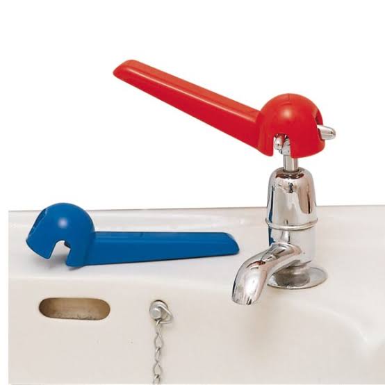 AA6200W Homecraft Cross Head Plastic Red Blue Tap Turners Strong Heavy Duty 091102094 091102102