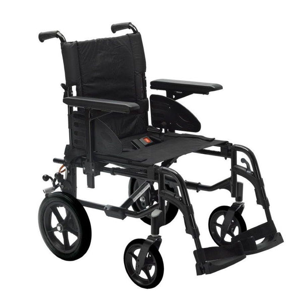 Invacare Action 2 NG Super Lightweight Folding Transit Wheelchair Attendant Push In Black