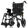 Invacare Action 2 NG Crash Tested Super Lightweight Folding Transit Wheelchair Attendant Push In Black BQ1529492-AF