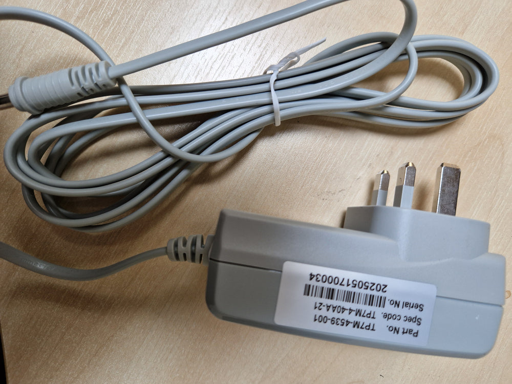 New Invacare Robin Hoist Carriage Wall Charger Charging Plug UK 3 Metre Cable DC 60130310-7035