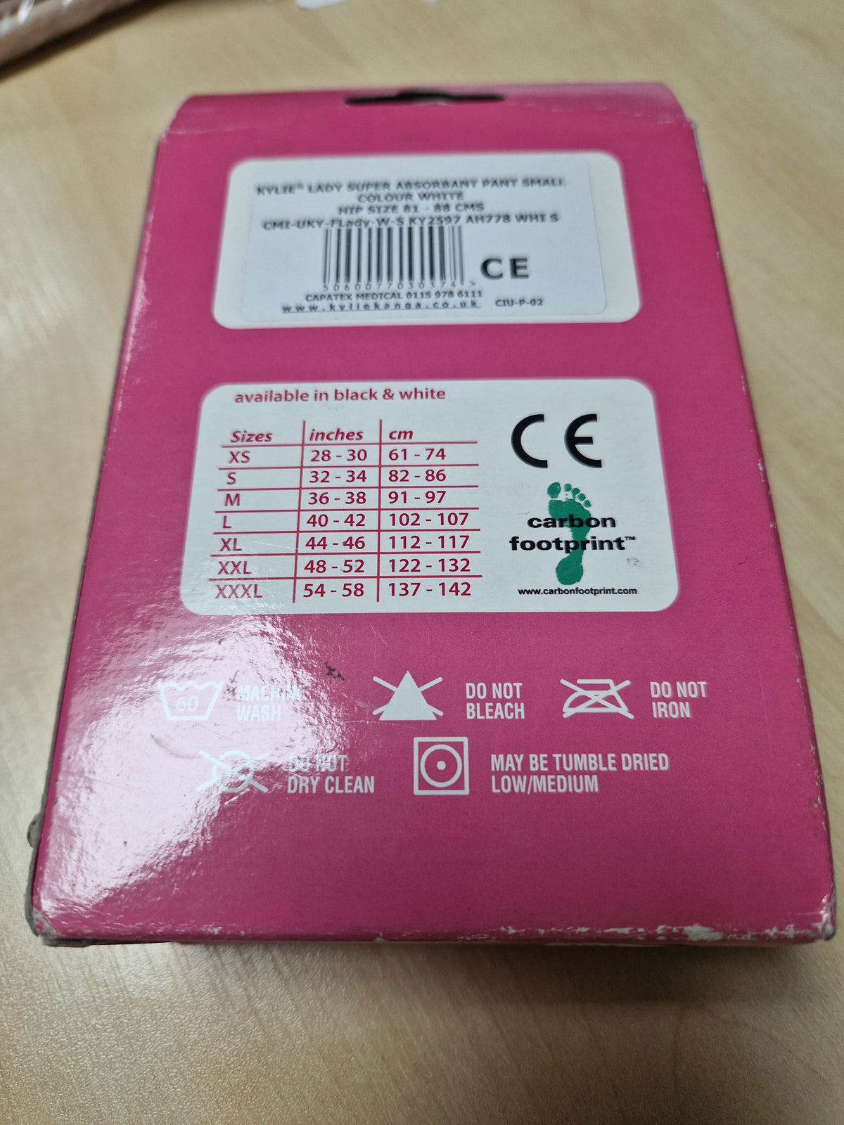 Small hip 81 - 88cm Kylie Ladies Washable Underwear Waterpoof Absorbent Incontinence knickers PR52225