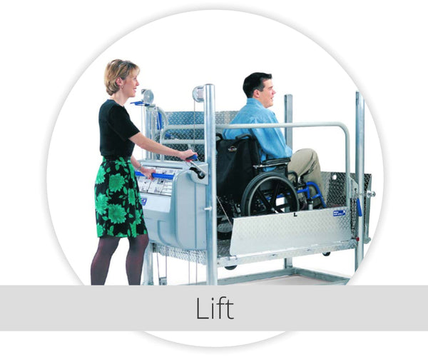 Mobilift CX Manual Portable Temporary Removable Wheelchair Access Lift Rent Buy