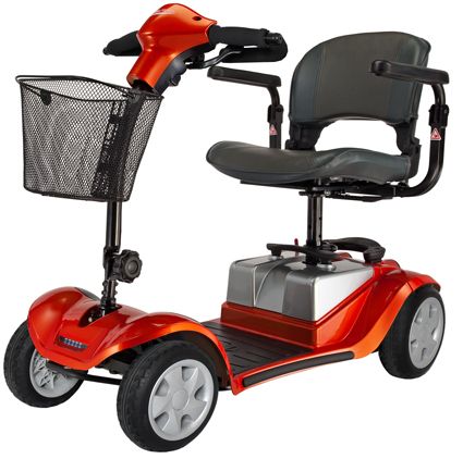 Kymco Mini Comfort Solid 4 Wheel Mobility Scooter Folds Boot Pavement 4mph