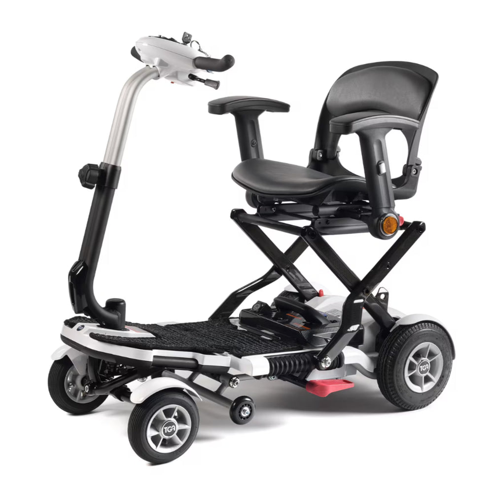 TGA Minimo Autofold 4 Wheel Powered Fold Folding Lightweight Mobility Scooter 4mph Lithium Battery