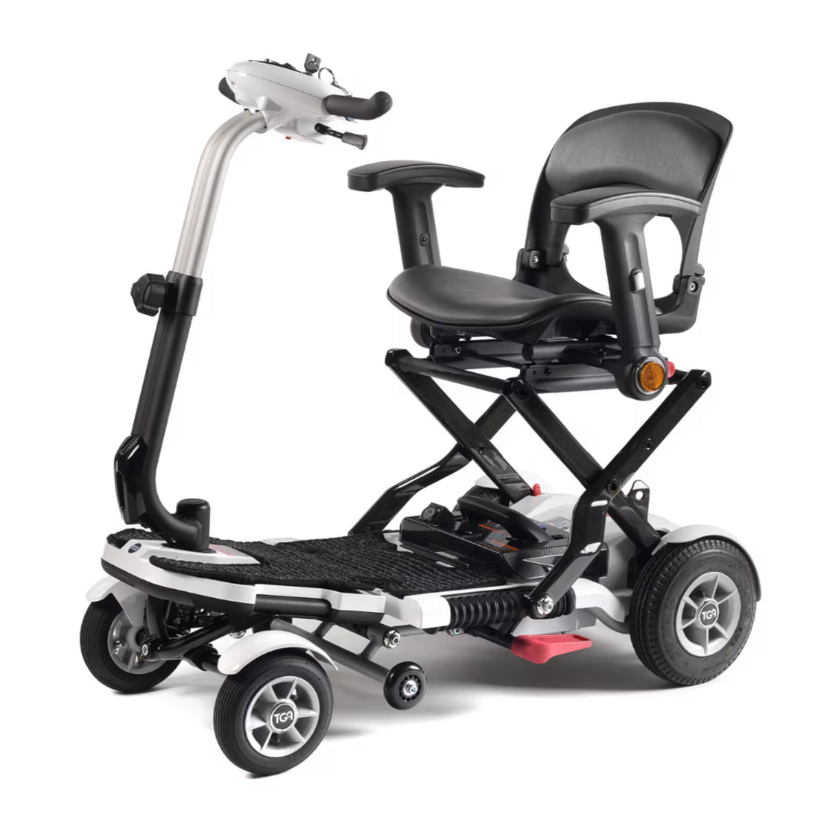 TGA Minimo Autofold 4 Wheel Powered Fold Folding Lightweight Mobility Scooter 4mph Lithium Battery