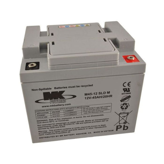 Batterie au plomb scellée MK 12 V 45 Ah pour palans et scooters