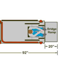 Mobilift CX Manual Portable Temporary Removable Wheelchair Access Lift Rent Buy