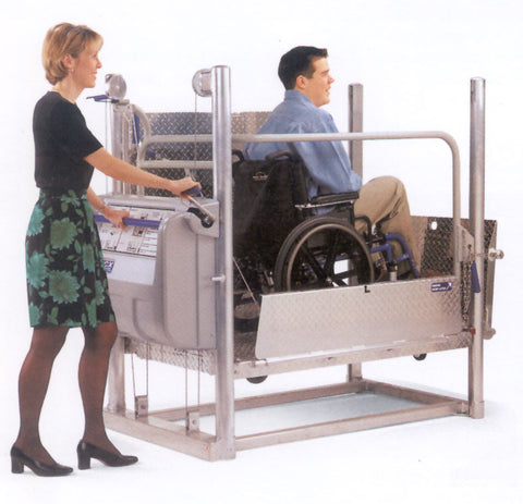 Mobilift CX Manual Portable Temporary Removable Wheelchair Access Lift Rent Buy
