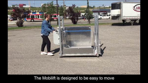 Mobilift CX Manual Portable Temporary Removable Wheelchair Access Lift Rent Buy