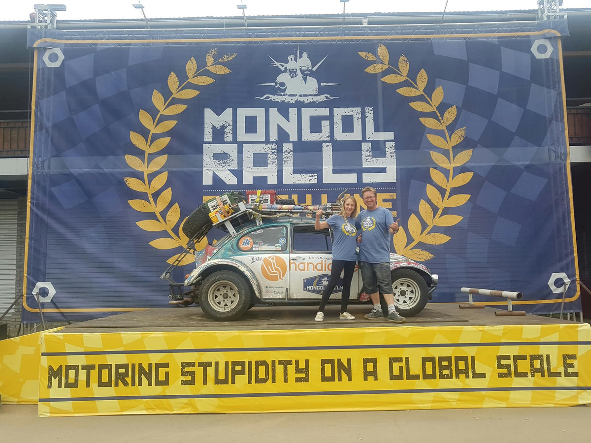 Colin and Heather's Mongol Rally charity journey