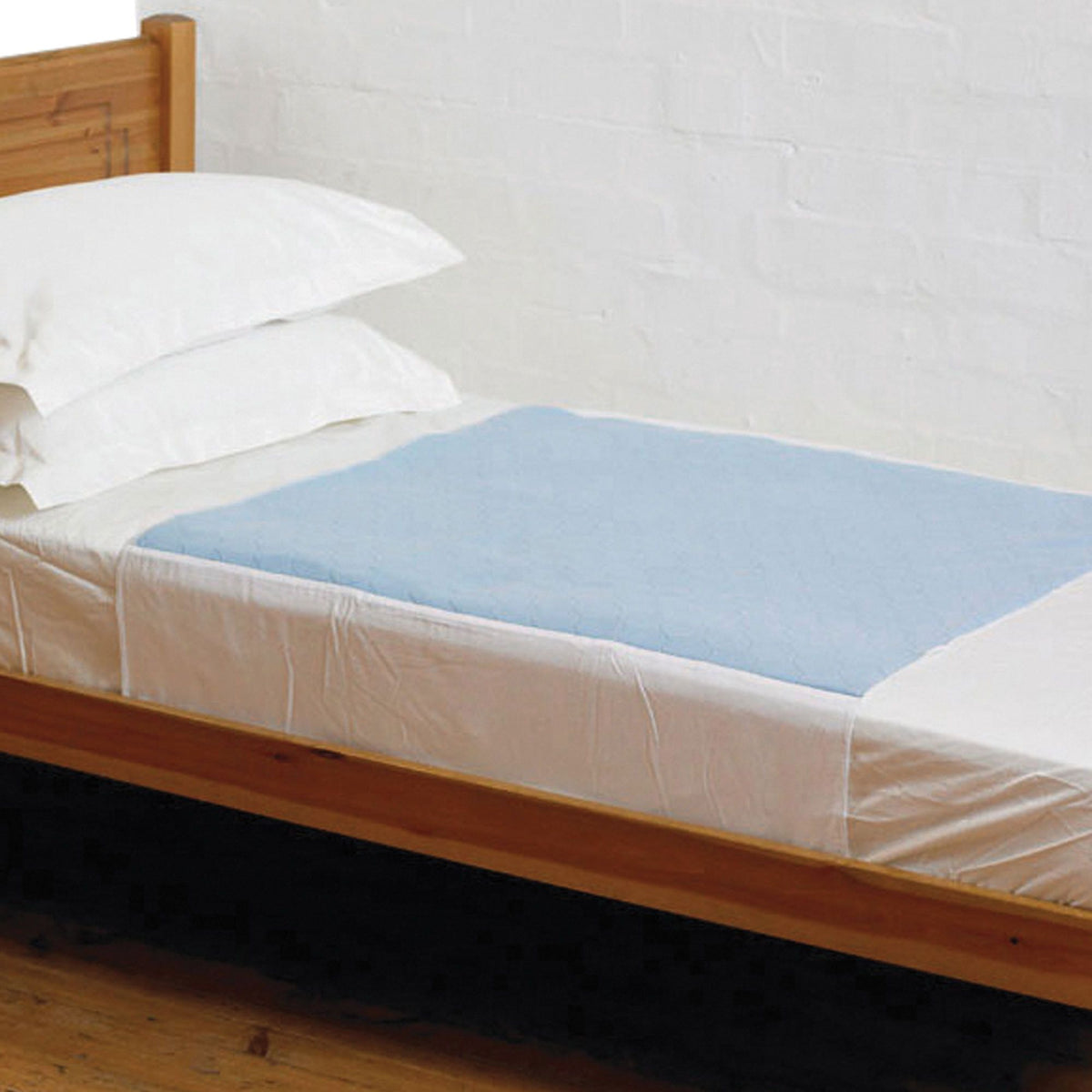 Kylie Incontinence Lavable Absorbant Rembourré Protège-matelas 3 4 2 litres simple Double Lit Bleu Rose