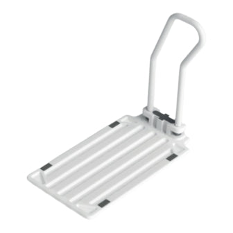 NRS 2 in 1 Bed Grab Handle Rail Under Mattress White M48192 MK 2