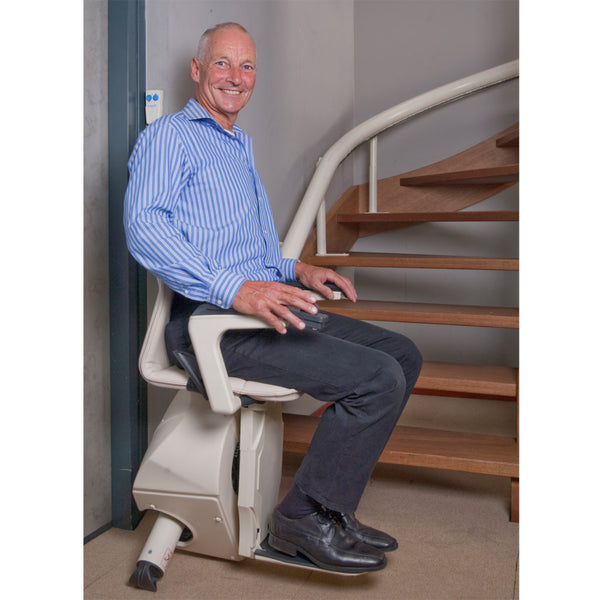 Handicare Freelift Van Gogh External Curved Reconditioned and New( Free Curve ) Stairlift