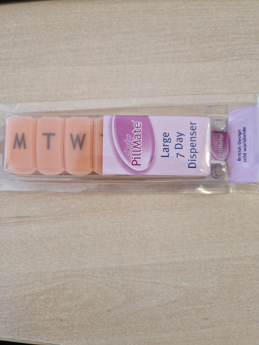 Pillmate Able2 7 day Week Large Pillbox PR61432 Orange Green Bright Colours