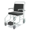 MC8000 Portman Porter Hospital Transport Chair Wheelchair Standard Seers Medical Sky Blue Vinyl