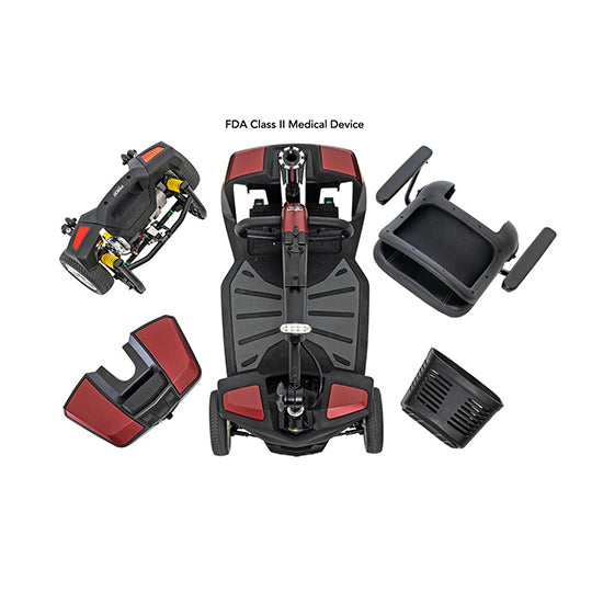 Pride Go-Go Apex Endurance Mobility Boot Scooter 4mph Lithium Battery 8AH or 16AH