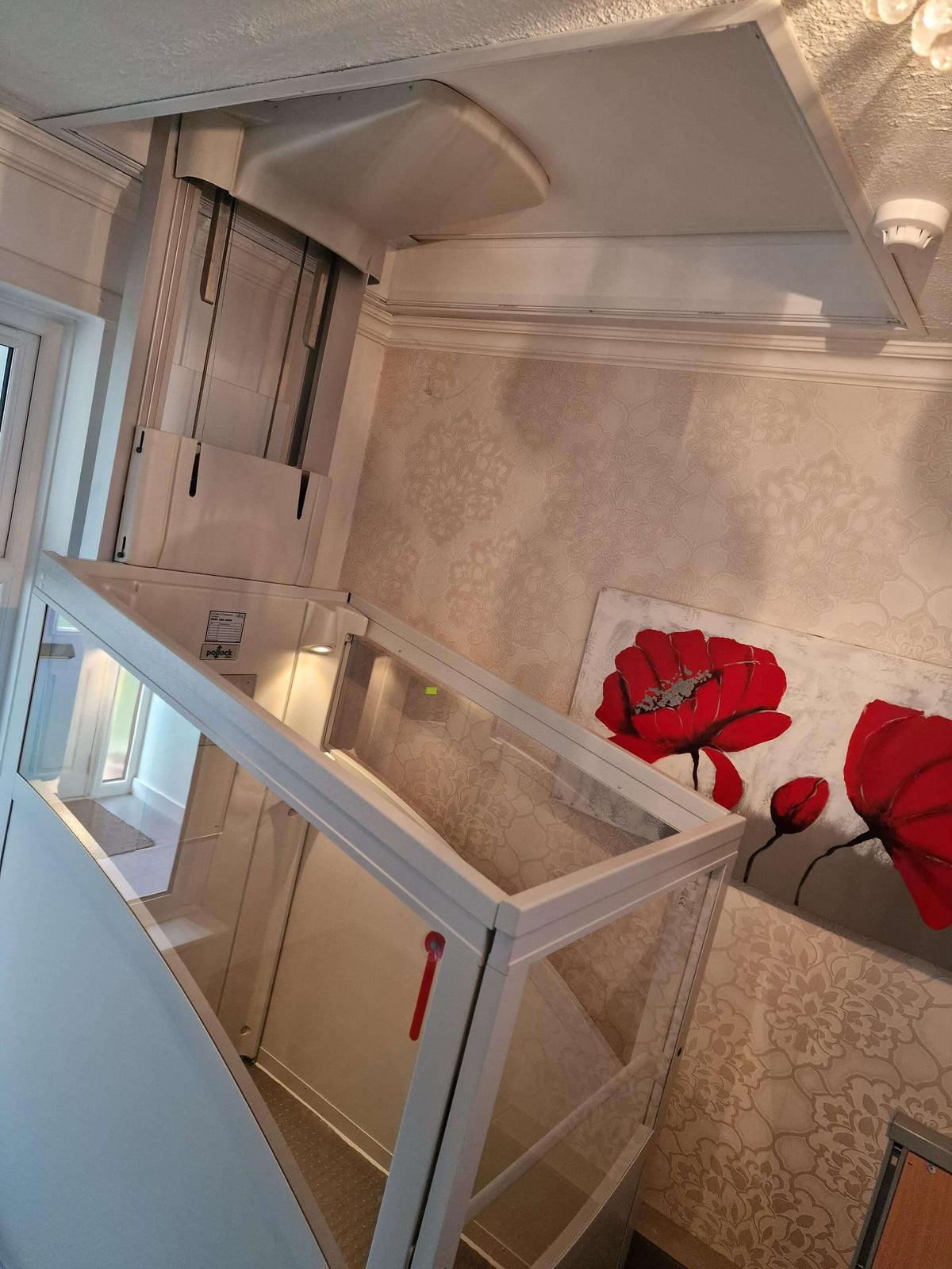 Installation of a Pollock Through Floor Vertical Lift Manchester M13 