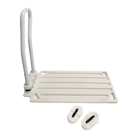 NRS 2 in 1 Bed Grab Handle Rail Under Mattress White M48192 MK 2