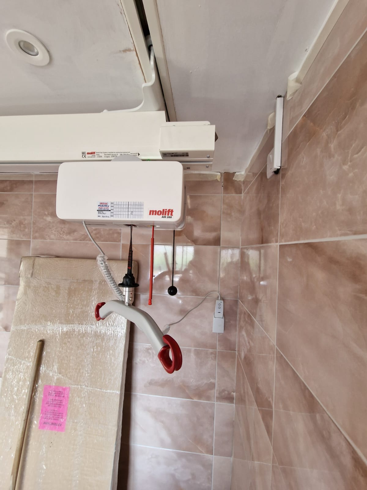 Etac Molift Air 200 Etac Ceiling Hoist Carriage and Rails System New or Reconditioned