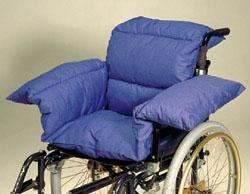 Drive Medical Full Seat Chair Back T Shape Padding Wheelchair Powerchair Pillow Cushion RT-CU009