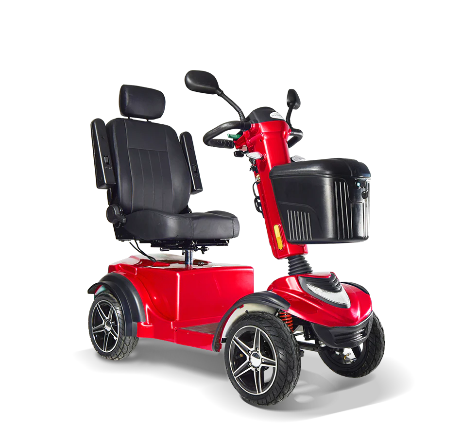 Scooterpac Ignite Mini Mobility Scooter 4 Wheel MIN011 Red Blue