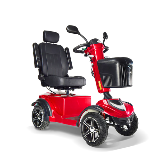 Scooterpac Ignite Mini Mobility Scooter 4 Wheel MIN011 Red Blue