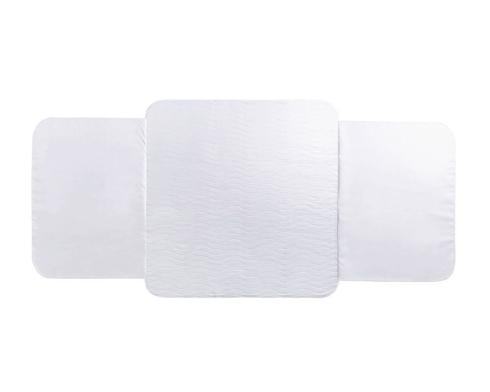 Sonoma MIP Lite White Single Washable Waterproof Bed Pad With Without Tucks Flaps 75 x 85cm