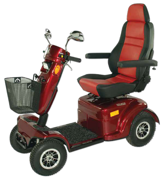 Extreme Plus + All Terrain Twin Motor 8 MPH Scootertech 4 Wheel Mobility Scooter