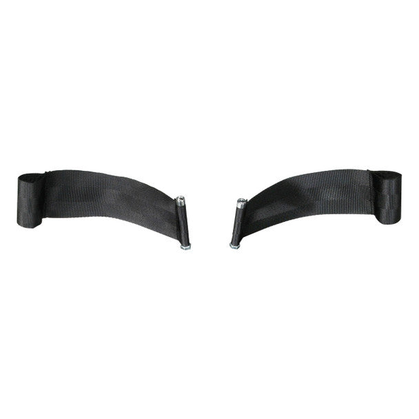 Quality Black Nylon Material Wheelchair Footplate Heel Loops Pair For Drive Devilbiss Drive Medical Universal STDS831