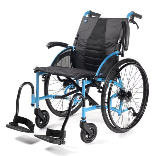 Fauteuil roulant manuel super léger TGA Strongback Curved Posture Comfort avec ou sans accoudoirs escamotables