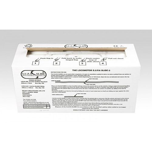 Select S.U.P.A. Supa Slide Sheet Standard Wide Infection Control LOCO 200 LOCO 201 Disposable Roll of 100 Sheets