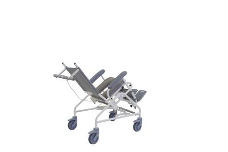 Prism Freeway T80 Tilt In Space Reclining Shower Chair Commode Toileting Chair- 440mm 490mm 540mm Wide - 1601T80C A B