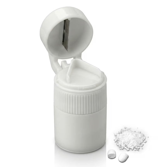 AA9936 EZ Swallow Pill Splitter Sharp Metal Cutter and Tablet Pill Crusher Dispenser Performance Health Homecraft