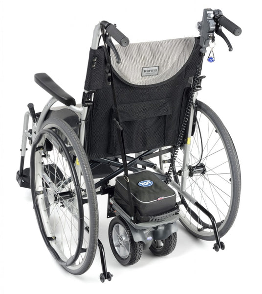 TGA Plus Powerpack Heavy Duty 32 Stone Max Bariatric Wide Wheelchair Battery Powered Twin Wheel