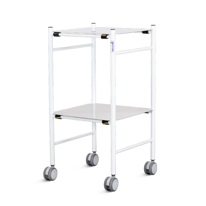 White Bristol Maid Dressing Trolley hospital with Removable Shelves DTM/450/R