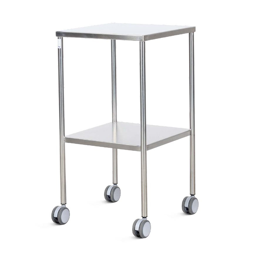 Bristol Maid Dressing Trolley Fixed Shelves Stainless Steel Hospital Care Home DTS/450/FD