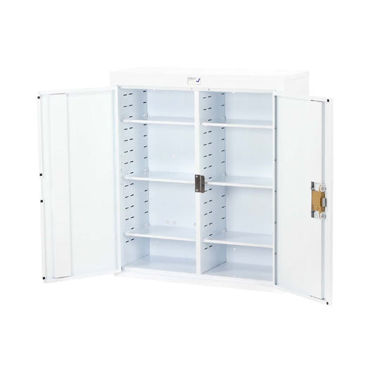 Bristol Maid Pharmacy Cabinet Large Lockable Double Door PCD839