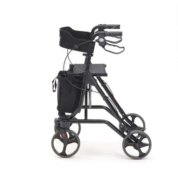 Drive DeVillbiss Torro 4 Wheel Walker Rollator Super X Fold Lightweight Black 740500500