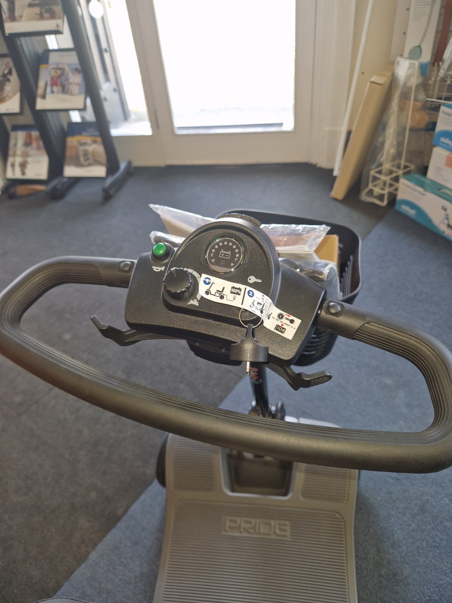 Pride Go Go Ultra 4 Wheel Mobility Lightweight Boot Scooter 4mph Grey or Black