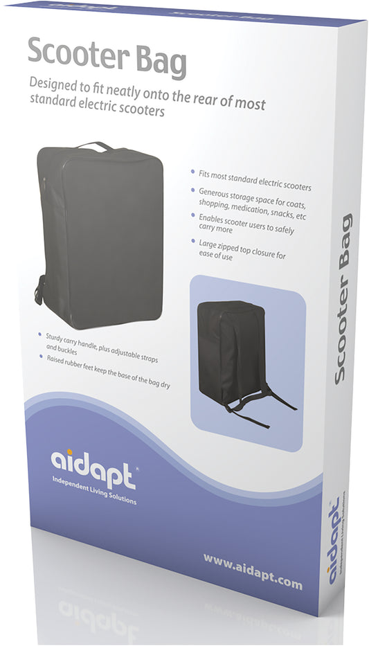 Aidapt Scooter Wheelchair Bag Black Zipped Large VA134ST Easily Fits