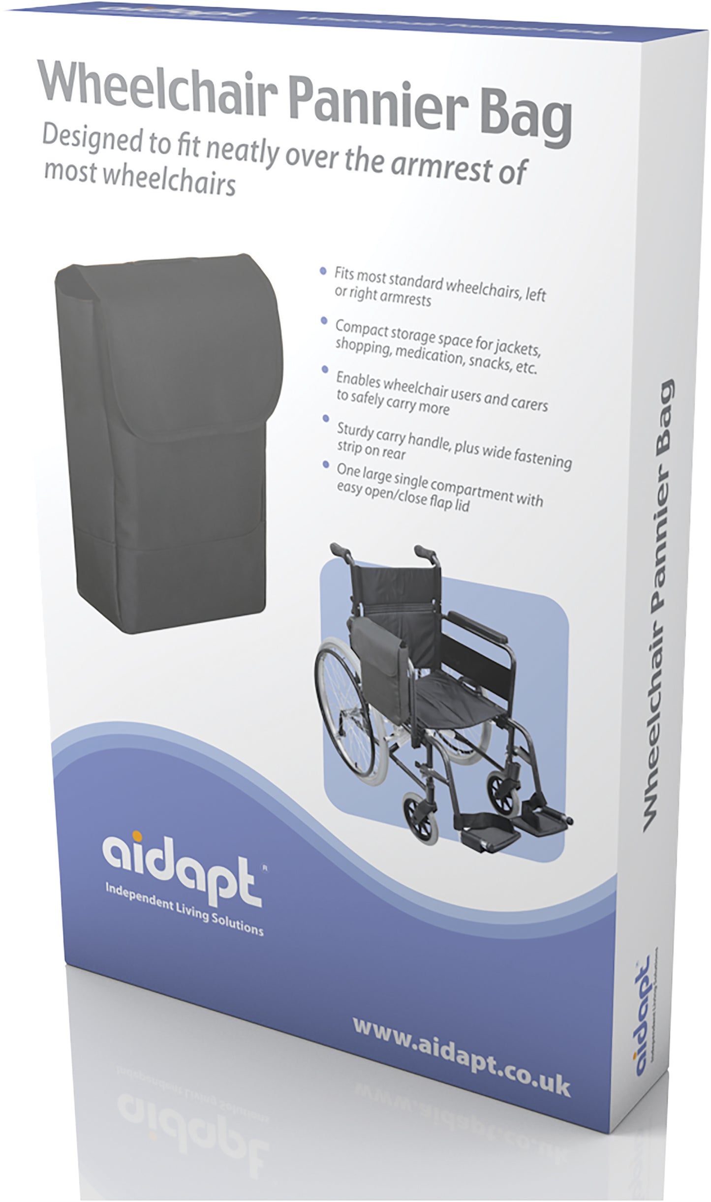 Sacoche de fauteuil roulant Aidapt VA137SST