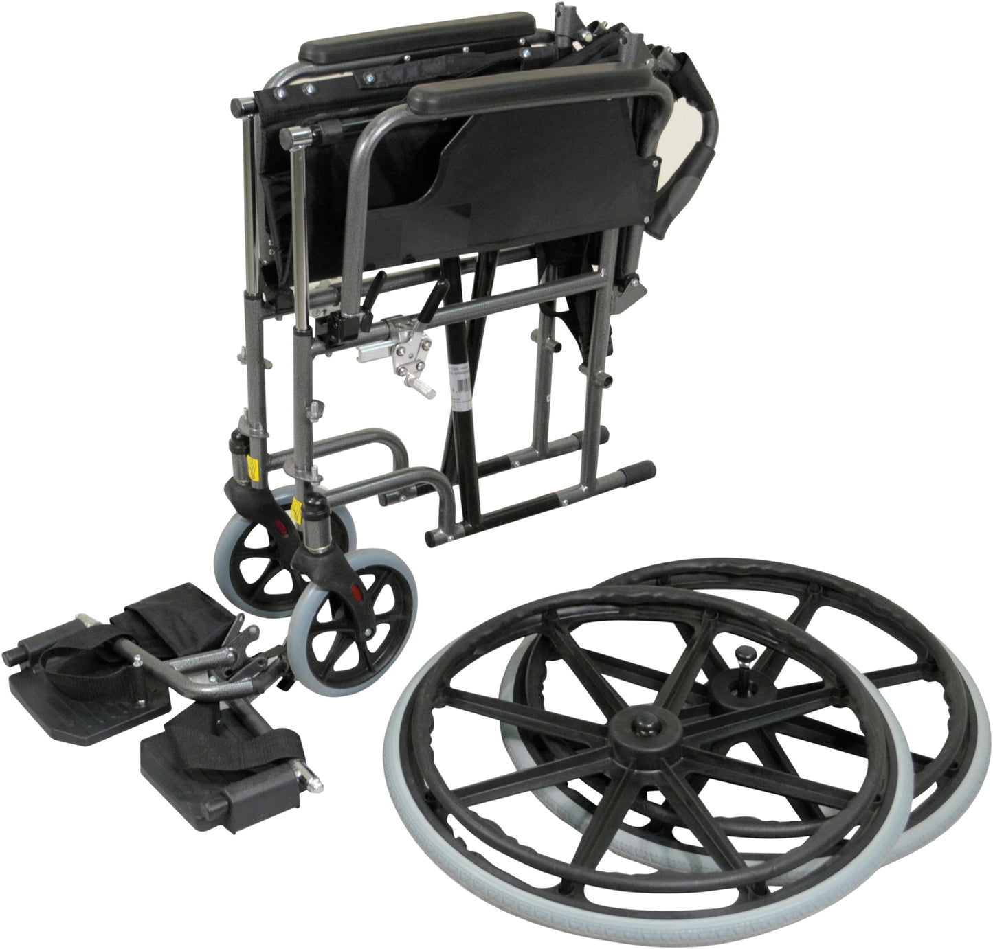 Aidapt Deluxe Self Propelled Steel Wheelchair VA167 Folding