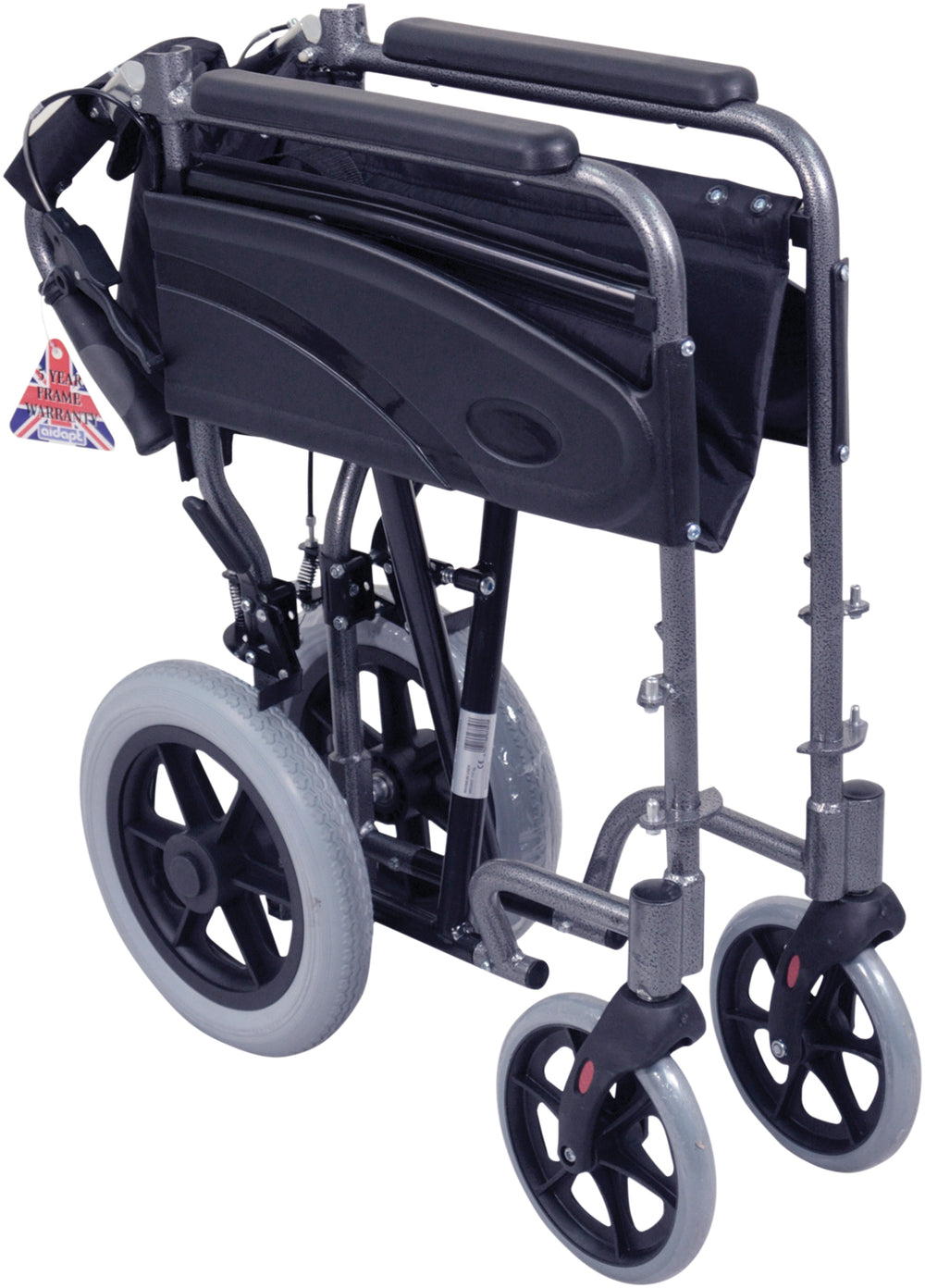 Aidapt Compact Transport Aluminium Wheelchair VA170 and replacement side panels