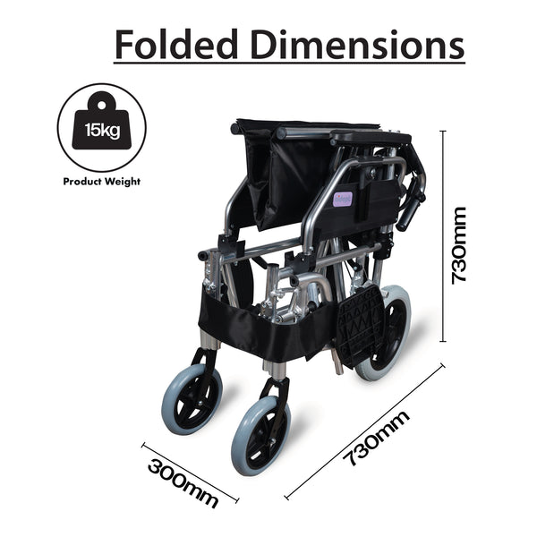 Aidapt The York Attendant Propelled Transit Chair VA173