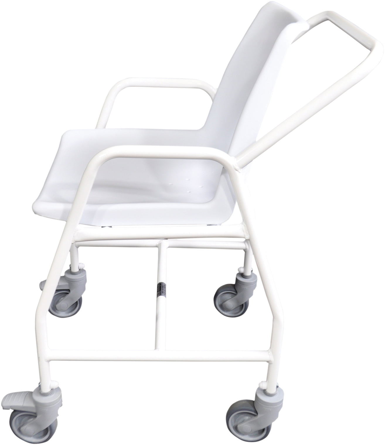 Aidapt Hythe Mobile Wheeled Shower Chair with Castors Brakes Adjustable or Fixed Product VB506 VB506A VB648 VB650