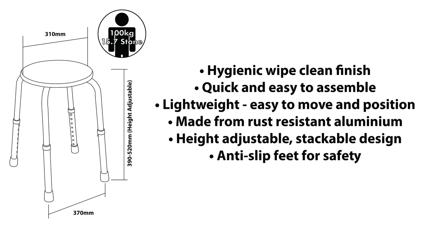 Aidapt Multi-Purpose Adjustable Stool VB511A
