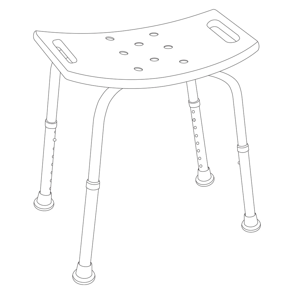 Aidapt Adjustable Shower Stool VB540B